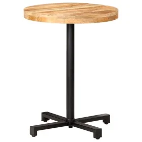 Round bistro table rough mango wood Ø60x75 cm by vidaXL, Kitchen and dining tables - Ref: Foro24-320265, Price: 99,98 €, Disc...