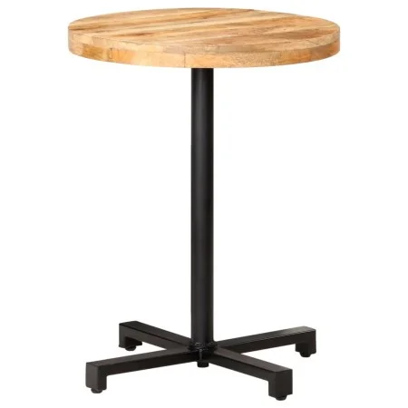 Runder Bistrotisch aus rauem Mangoholz Ø60x75 cm von vidaXL, Küchen- und Esstische - Ref: Foro24-320265, Preis: 101,77 €, Rab...