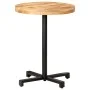 Round bistro table rough mango wood Ø60x75 cm by vidaXL, Kitchen and dining tables - Ref: Foro24-320265, Price: 99,98 €, Disc...