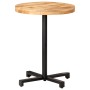 Round bistro table rough mango wood Ø60x75 cm by vidaXL, Kitchen and dining tables - Ref: Foro24-320265, Price: 101,77 €, Dis...