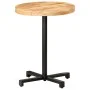 Runder Bistrotisch aus rauem Mangoholz Ø60x75 cm von vidaXL, Küchen- und Esstische - Ref: Foro24-320265, Preis: 101,77 €, Rab...