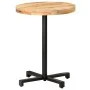 Runder Bistrotisch aus rauem Mangoholz Ø60x75 cm von vidaXL, Küchen- und Esstische - Ref: Foro24-320265, Preis: 101,77 €, Rab...