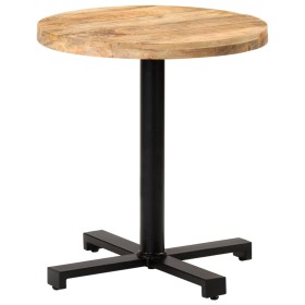 Round bistro table rough mango wood Ø70x75 cm by vidaXL, Kitchen and dining tables - Ref: Foro24-320267, Price: 182,04 €, Dis...