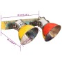 Lámpara de pared industrial multicolor E27 45x25 cm