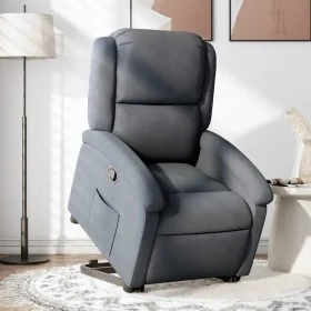Dark gray velvet lift-up recliner by vidaXL, Armchairs - Ref: Foro24-3204301, Price: 279,81 €, Discount: %