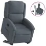 Sillón reclinable elevable terciopelo gris oscuro de vidaXL, Sillones - Ref: Foro24-3204301, Precio: 279,66 €, Descuento: %