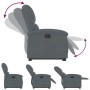 Hochklappbarer Sessel aus dunkelgrauem Samt von vidaXL, Sessel - Ref: Foro24-3204301, Preis: 259,19 €, Rabatt: %