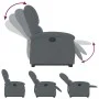 Sillón reclinable elevable terciopelo gris oscuro de vidaXL, Sillones - Ref: Foro24-3204301, Precio: 279,66 €, Descuento: %