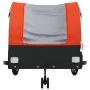 Schwarz-orangefarbener Fahrradanhänger aus Eisen, 45 kg von vidaXL, Fahrradanhänger - Ref: Foro24-94145, Preis: 85,50 €, Raba...