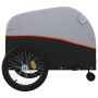Schwarz-orangefarbener Fahrradanhänger aus Eisen, 45 kg von vidaXL, Fahrradanhänger - Ref: Foro24-94145, Preis: 86,91 €, Raba...