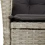 Gartenliegen mit grauen Kissen 2 Stück PE-Rattan von vidaXL, Gartenstühle - Ref: Foro24-365270, Preis: 238,78 €, Rabatt: %