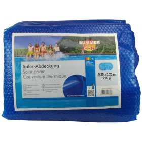 Summer Fun Cubierta solar para piscina ovalada PE azul 525x320