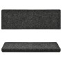 Stair tread mat 15 units punched fabric gray 65x21x4 cm by vidaXL, Stair mats - Ref: Foro24-134562, Price: 43,85 €, Discount: %