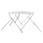 Weiße 3-Bogen-Bimini-Markise 183x140x137 cm von vidaXL, Aufbewahrungsabdeckungen für Boote - Ref: Foro24-92359, Preis: 131,26...