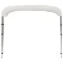 Weiße 3-Bogen-Bimini-Markise 183x140x137 cm von vidaXL, Aufbewahrungsabdeckungen für Boote - Ref: Foro24-92359, Preis: 131,26...
