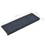 Stair mat 15 pcs blue punched fabric 65x21x4 cm by vidaXL, Stair mats - Ref: Foro24-134566, Price: 42,92 €, Discount: %