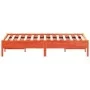 Estructura de cama madera maciza pino marrón cera 140x190 cm de vidaXL, Camas y somieres - Ref: Foro24-842717, Precio: 106,83...