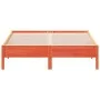 Bettgestell aus massivem, wachsbraunem Kiefernholz, 140 x 200 cm von vidaXL, Betten und Lattenroste - Ref: Foro24-842701, Pre...