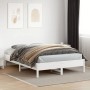 Massiver Bettrahmen aus weißem Kiefernholz, 140 x 200 cm von vidaXL, Betten und Lattenroste - Ref: Foro24-842699, Preis: 123,...