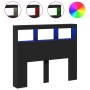 Cabecero de cama con LED negro 120x17x102 cm de vidaXL, Cabeceros y pies de cama - Ref: Foro24-839190, Precio: 82,10 €, Descu...
