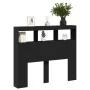 Bettkopfteil mit schwarzer LED 120x17x102 cm von vidaXL, Kopf- und Fußteile - Ref: Foro24-839190, Preis: 80,65 €, Rabatt: %
