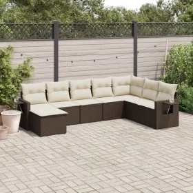 8-piece garden sofa set and brown synthetic rattan cushions by vidaXL, Garden sets - Ref: Foro24-3252900, Price: 501,09 €, Di...