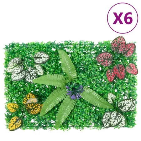   Valla de plantas artificiales 6 uds verde 40x60 cm de vidaXL, Jardín - Ref: Foro24-366638, Precio: 60,67 €, Descuento: %
