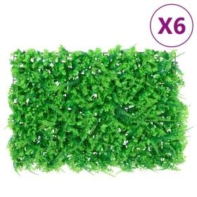   Valla de hojas de helecho artificial 6 uds verde 40x60 cm de vidaXL, Jardín - Ref: Foro24-366646, Precio: 62,58 €, Descuent...