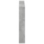 Concrete gray bed headboard with LED light 100x17x102 cm by vidaXL, Headboards and footboards - Ref: Foro24-839192, Price: 67...