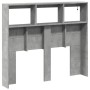 Bettkopfteil in Betongrau mit LED-Licht, 100 x 17 x 102 cm von vidaXL, Kopf- und Fußteile - Ref: Foro24-839192, Preis: 67,59 ...