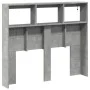 Bettkopfteil in Betongrau mit LED-Licht, 100 x 17 x 102 cm von vidaXL, Kopf- und Fußteile - Ref: Foro24-839192, Preis: 66,62 ...