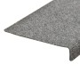 Stufenmatte 15 Stück hellgrauer gestanzter Stoff 65x21x4cm von vidaXL, Treppenmatten - Ref: Foro24-134564, Preis: 48,23 €, Ra...