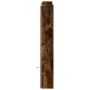 Cabecero de cama con luz LED roble ahumado 100x16,5x103,5 cm de vidaXL, Cabeceros y pies de cama - Ref: Foro24-839235, Precio...