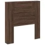 Oak brown headboard with LED light 100x16.5x103.5 cm by vidaXL, Headboards and footboards - Ref: Foro24-839237, Price: 78,29 ...