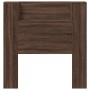 Cabecero de cama con luz LED marrón roble 100x16,5x103,5 cm de vidaXL, Cabeceros y pies de cama - Ref: Foro24-839237, Precio:...