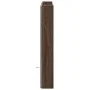 Oak brown headboard with LED light 100x16.5x103.5 cm by vidaXL, Headboards and footboards - Ref: Foro24-839237, Price: 78,29 ...