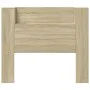 Cabecero de cama con luz LED roble Sonoma 120x16,5x103,5 cm de vidaXL, Cabeceros y pies de cama - Ref: Foro24-839240, Precio:...