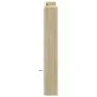 Cabecero de cama con luz LED roble Sonoma 120x16,5x103,5 cm de vidaXL, Cabeceros y pies de cama - Ref: Foro24-839240, Precio:...