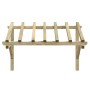 Solid pine wood door pergola 200x100x100 cm by vidaXL, Awnings - Ref: Foro24-49454, Price: 94,03 €, Discount: %