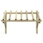 Türpergola aus massivem Kiefernholz, 200 x 100 x 100 cm von vidaXL, Markisen - Ref: Foro24-49454, Preis: 91,63 €, Rabatt: %
