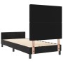 Estructura de cama con cabecera Negro 90 x 200 cm Terciopelo