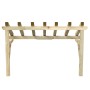 Solid pine wood door pergola 200x100x100 cm by vidaXL, Awnings - Ref: Foro24-49454, Price: 94,03 €, Discount: %