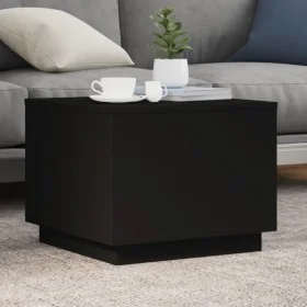 Coffee table with LED lights black 50x50x40 cm by vidaXL, Coffee table - Ref: Foro24-839869, Price: 51,33 €, Discount: %