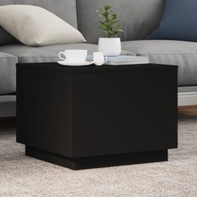 Mesa de centro con luces LED negro 50x50x40 cm de vidaXL, Mesas de centro - Ref: Foro24-839869, Precio: 49,14 €, Descuento: %