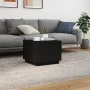 Mesa de centro con luces LED negro 50x50x40 cm de vidaXL, Mesas de centro - Ref: Foro24-839869, Precio: 49,21 €, Descuento: %
