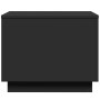 Coffee table with LED lights black 50x50x40 cm by vidaXL, Coffee table - Ref: Foro24-839869, Price: 49,14 €, Discount: %