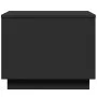 Mesa de centro con luces LED negro 50x50x40 cm de vidaXL, Mesas de centro - Ref: Foro24-839869, Precio: 49,21 €, Descuento: %