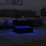 Coffee table with LED lights black 50x50x40 cm by vidaXL, Coffee table - Ref: Foro24-839855, Price: 72,76 €, Discount: %