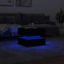 Couchtisch mit LED-Leuchten schwarz 50x50x40 cm von vidaXL, Couchtisch - Ref: Foro24-839855, Preis: 59,73 €, Rabatt: %