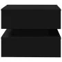 Coffee table with LED lights black 50x50x40 cm by vidaXL, Coffee table - Ref: Foro24-839855, Price: 72,76 €, Discount: %